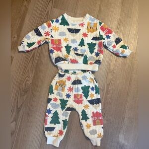 Old Navy Kids Matching Set - cozy Mountain pattern